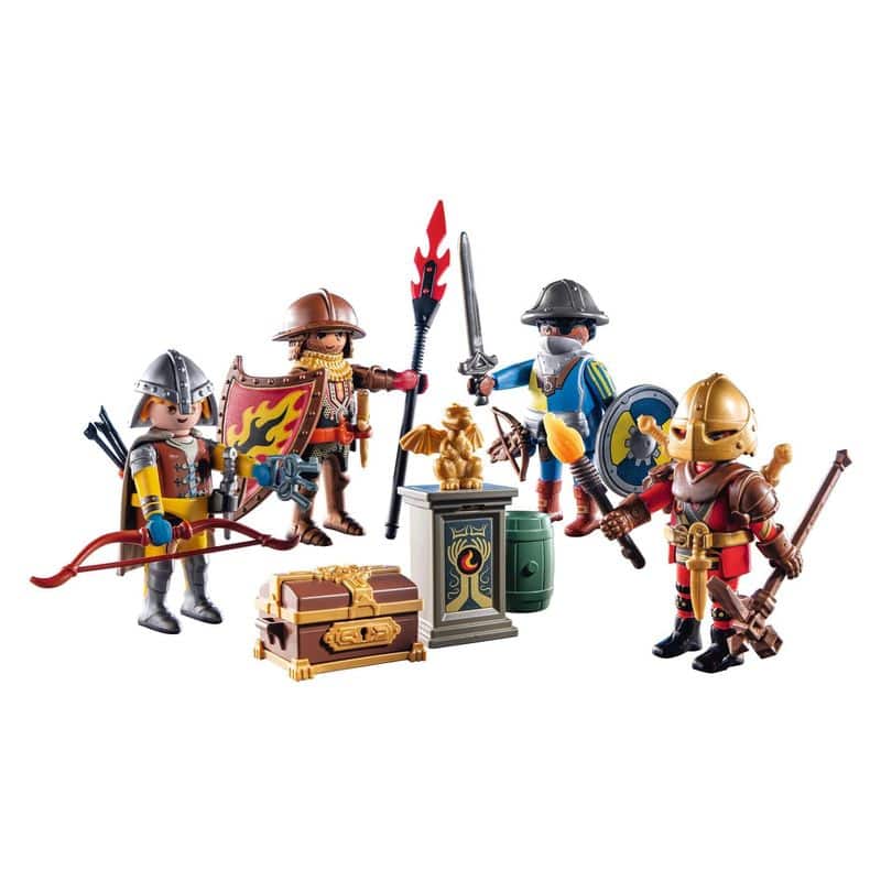 Playmobil set Novelmore con cuatro caballeros de la línea My figures 71487 - Imagen 2