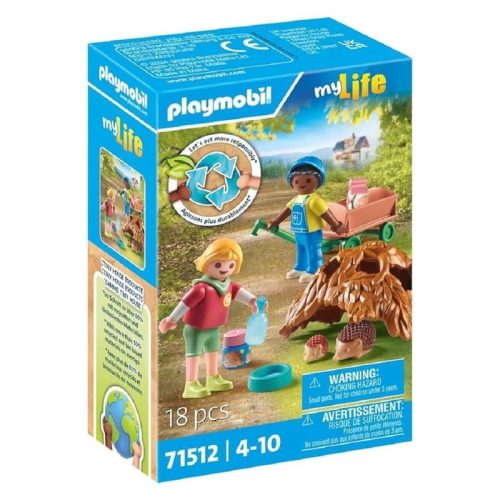 Playmobil cuidados a la familia erizo de la línea My Life 71512
