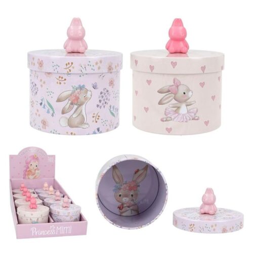 Mini latita Princess Mimi con varios diseños de conejitos modelos surtidos