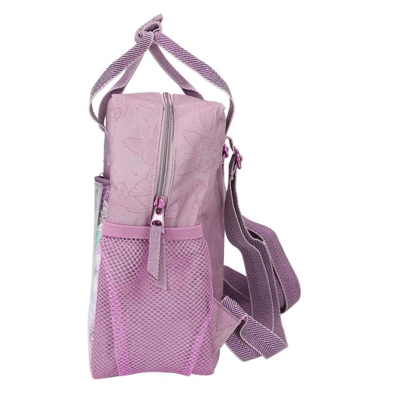 Mini mochila con ilustraciones Top Model Fairy Love adornada con purpurina - Imagen 2