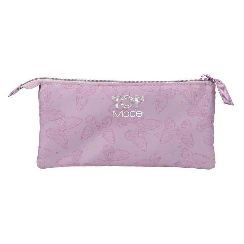 Estuche escolar TOP Model Fairy Love malva adornado con purpurina 12782 - Imagen 2