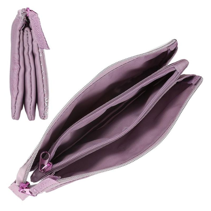 Estuche escolar TOP Model Fairy Love malva adornado con purpurina 12782 - Imagen 3