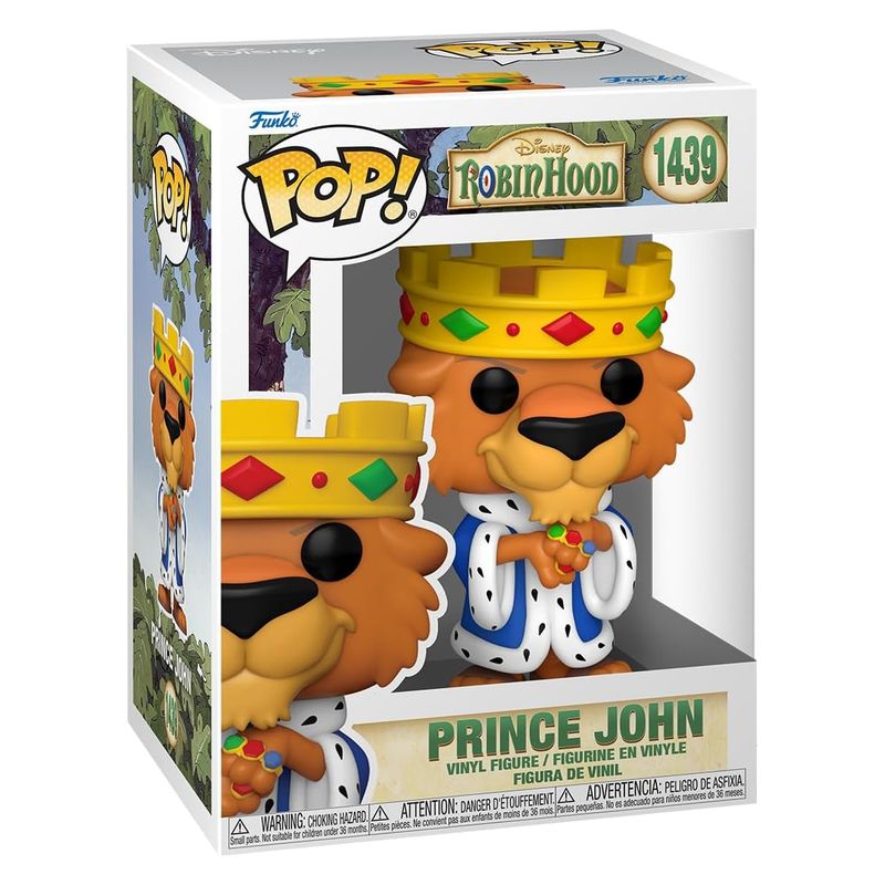 Figura Funko Pop! Robin Hood Prince John Disney oficial FFK75913 FUNKO - Imagen 2