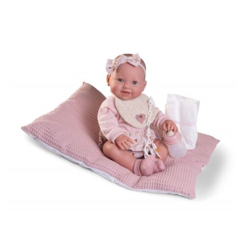Muñeca Antonio Juan Recién Nacida Mía hace pipi de 42 cm vinilo 50414