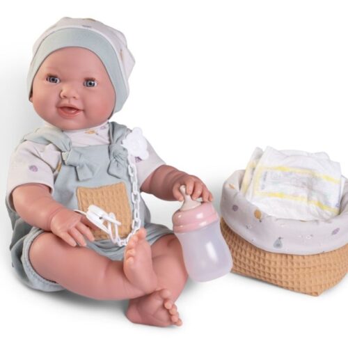 Muñeca Antonio Juan Recién Nacida Mía canastilla de 42 cm 50415