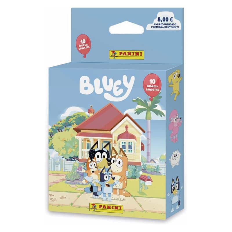 Bluey Ecoblister 10 sobres coleccionables de Panini CB/07558 PANINI