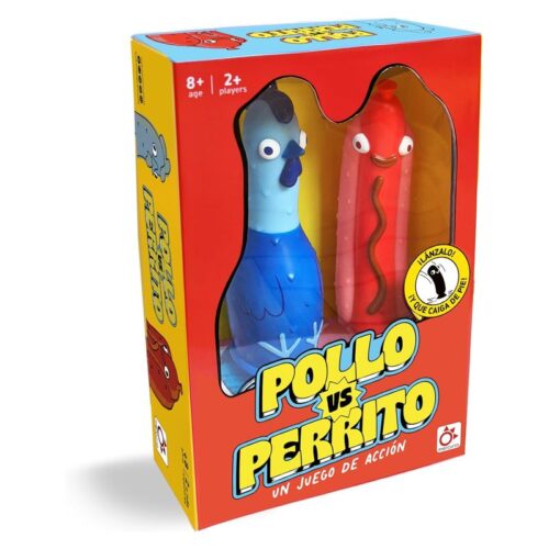 Juego Pollo vs Perrito Party Game divertido de Mercurio CB/27881