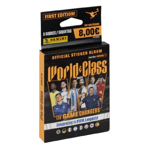 Blister de Fifa World Class 2024 con 8 sobres de Panini 73674