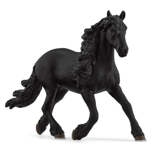 Figura semental frisón negro de Schleich línea Horse Club colección 13975