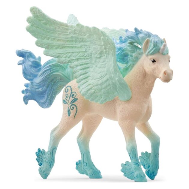 Figura de Potro unicornio Stormy de Schleich para coleccionar 70824