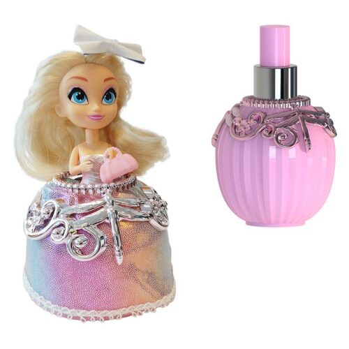Perfumitos muñeca Rosa Lea con accesorios frasco rosa 6426 1260-RL BIZAK