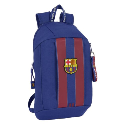 Mini mochila FC Barcelona  con cremallera vertical 1º equipación 612329821 SAFTA
