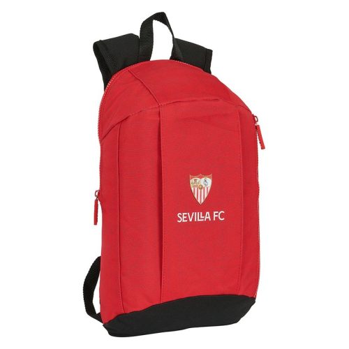 Mini Mochila Sevilla FC con cremallera vertical roja 612365821 SAFTA