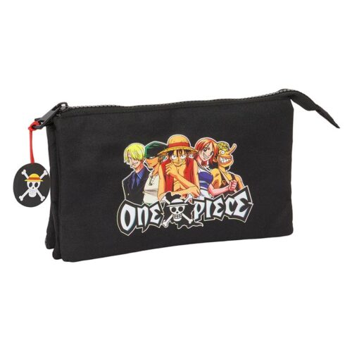 Portatodo triple One Piece anime manga cremallera interior 822406744 SAFTA