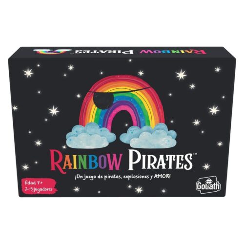 Juego de cartas Rainbow Pirates ideal para fiestas de Goliath 928514