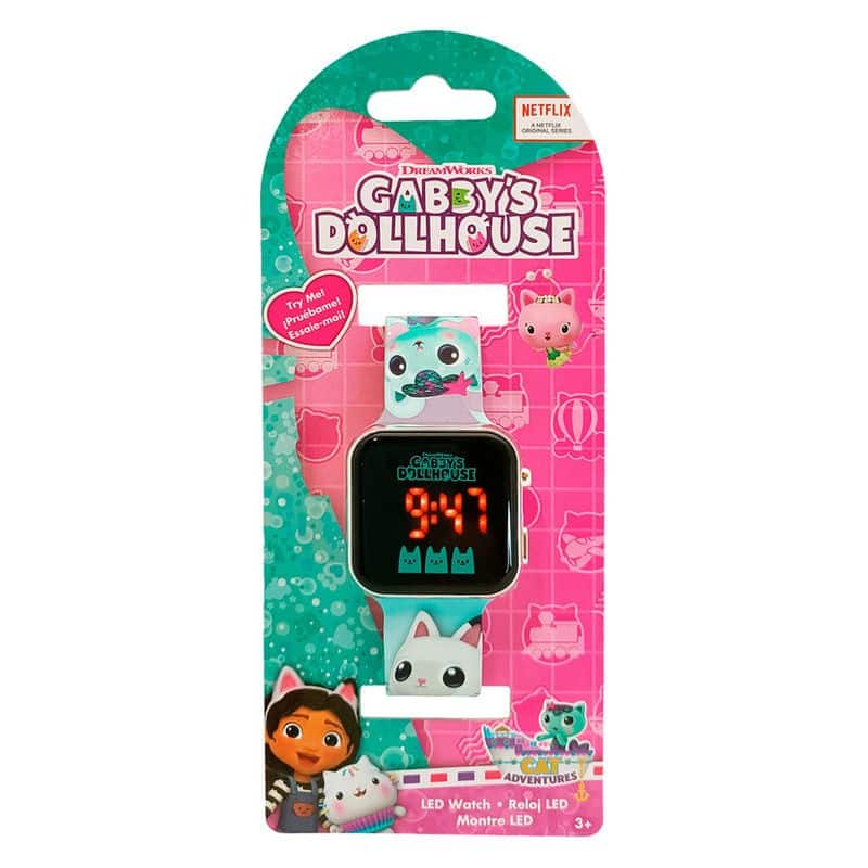 Reloj Led Gabby la casa de las muñecas ajustable GD00077 - Imagen 2