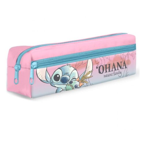 Estuche portatodo cuadrado Ohana Stitch Disney ST00031