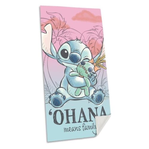 Toalla algodón Stitch Ohana Disney ST00044