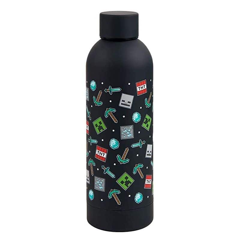 Botella cantimplora Minecraft iconos inoxidable 500 ml MC91701