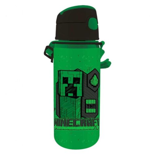 Cantimplora aluminio verde Minecraft 600 ml MC00024