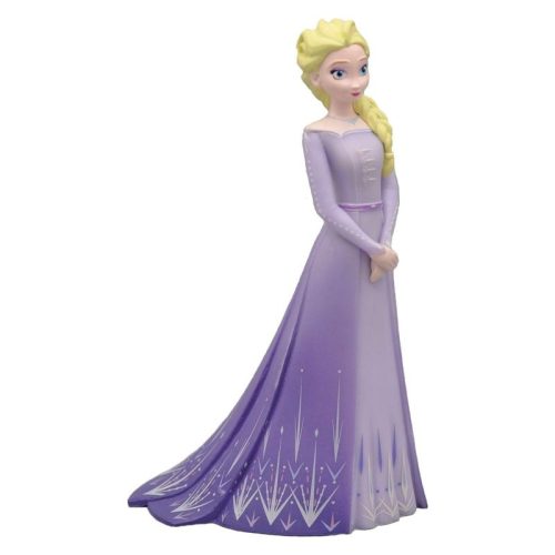 Mini figura de Elsa vestido morado Frozen 2 Disney Bullyland 13510