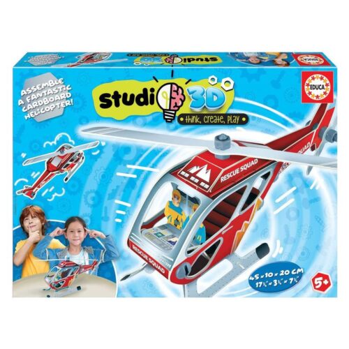 Studio Puzzle 3D creativo educativo con tornillos y tuercas Educa 19187