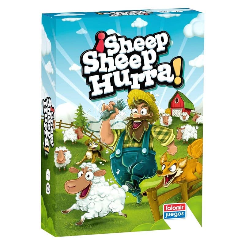 ¡Sheep Sheep Hurra! juego de mesa con cartas Falomir 31096
