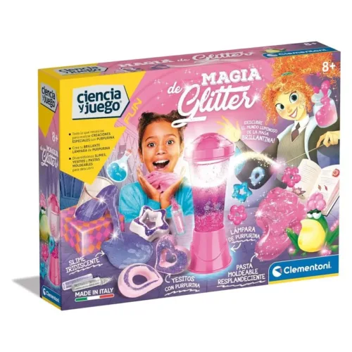 Magia Glitter Ciencia y juego Clementoni educativo infantil 55543