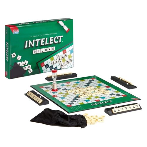 Juego mesa palabras cruzadas Intelect Deluxe con reloj arena Falomir 4002