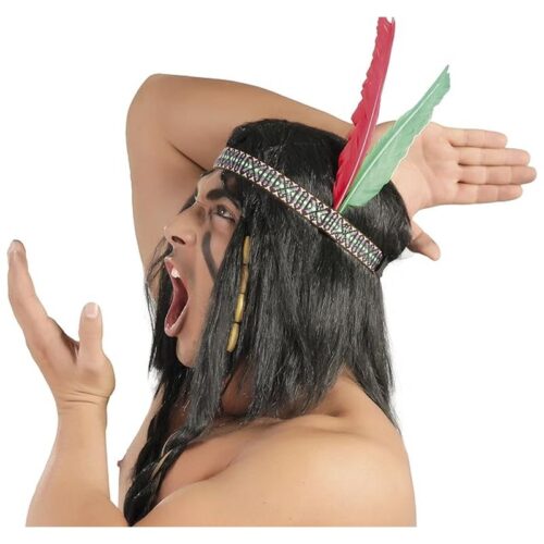 Penacho Plumas Indio Talla Única Guirca 13238