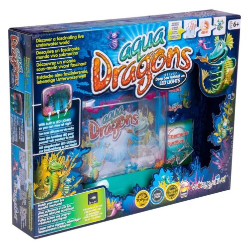 Aquadragons deluxe pecera luz led 400ml educativa WA-4003 WORLD ALIV