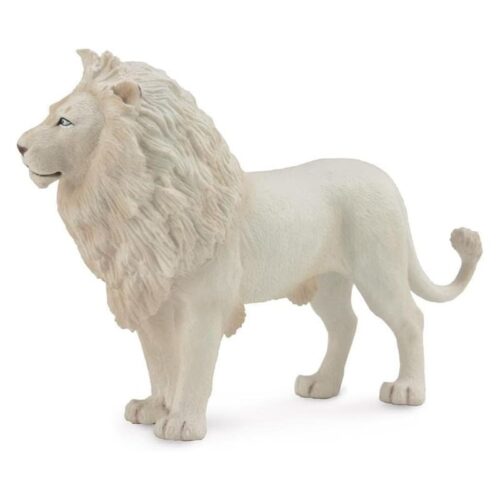 Figura León Blanco animal de colección DEQUBE 90188785