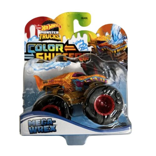 Vehiculo Monster Trucks Hot Wheels Color Shifters Mega Wrex HNW04 Mattel