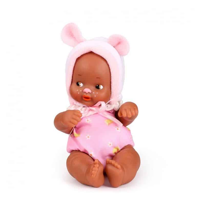 Muñeca Barriguita soft ratón rosa morena 10 cm 38049sBFG10000 FAM