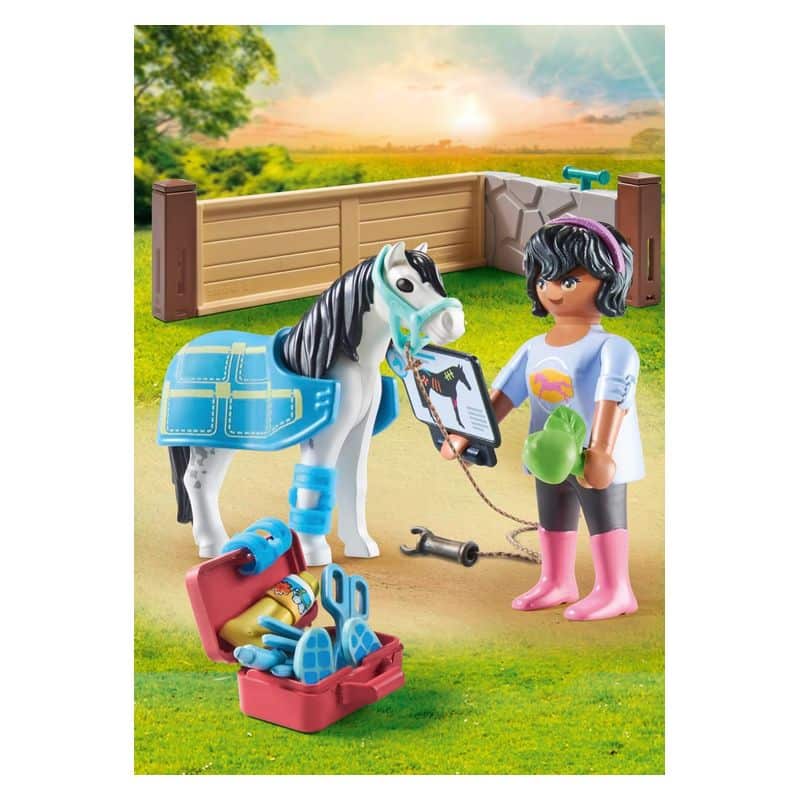Playmobil terapeuta de caballos de la línea Horses of Waterfall 71497 - Imagen 2