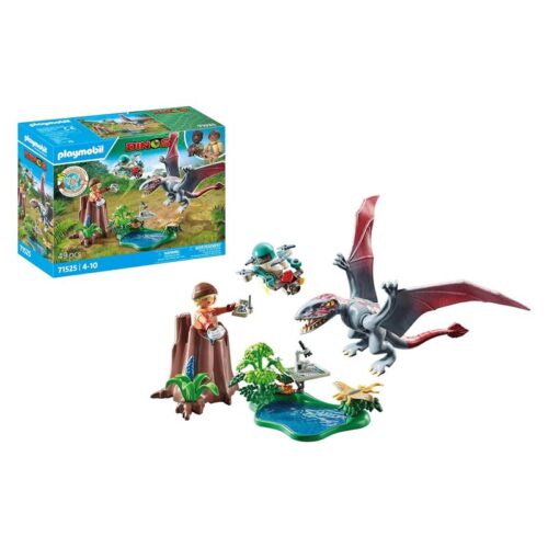 Playmobil Observatorio del Dimorphodon con accesorios línea Dinos 71525