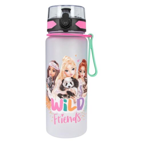 Botella semitransparente TOP Model 12902 Wild Friends con estampado animal