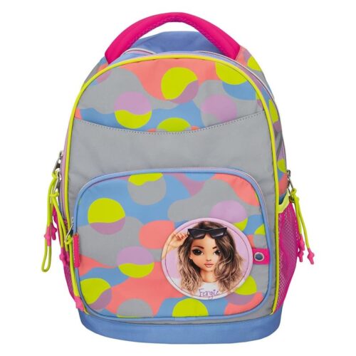 Mochila TOP Model 12738 Flash con estampado colorido y correa ajustable