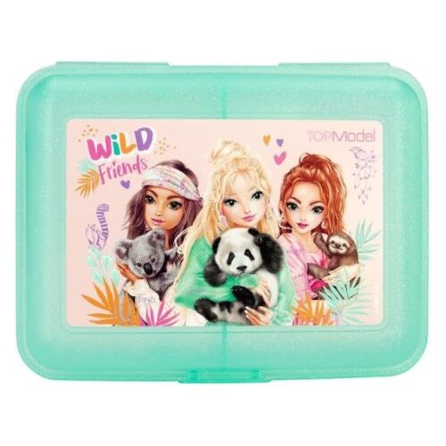 Fiambrera TOP Model 12901 Wild estampados animales koala, panda y perezoso