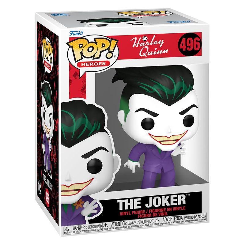 Figura Funko Pop Joker DC Harley Quinn Heroes Batman 496 FFK75850 - Imagen 2