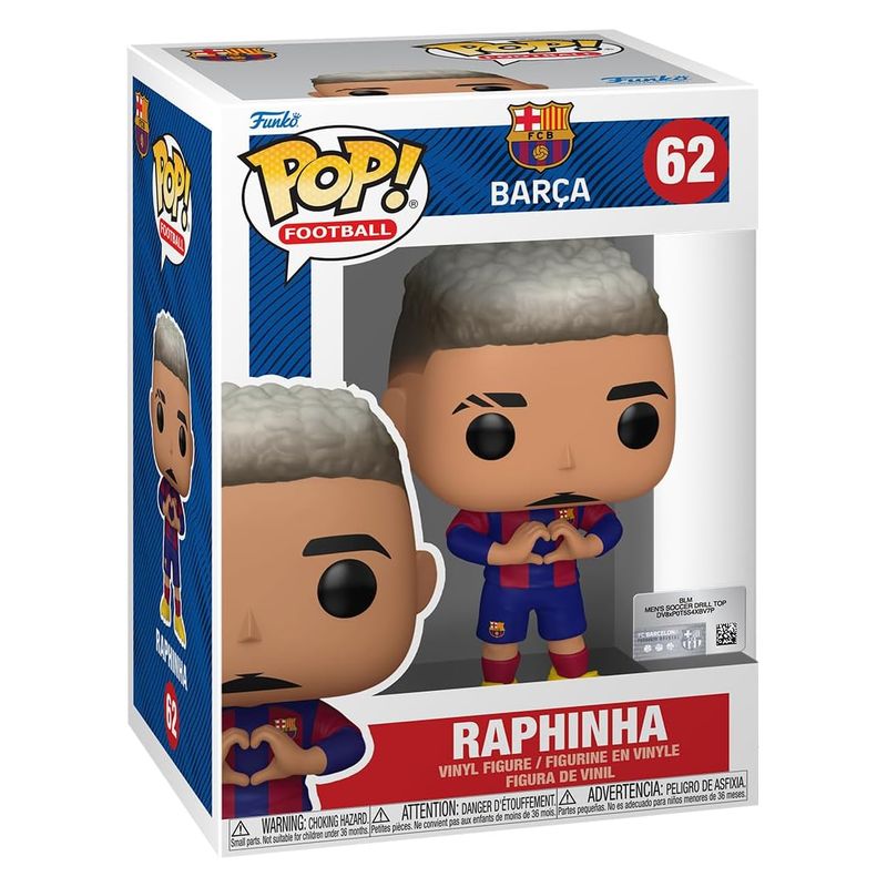 Figura Funko Pop Rapinha FC Barcelona football 62 FFK72234 - Imagen 2