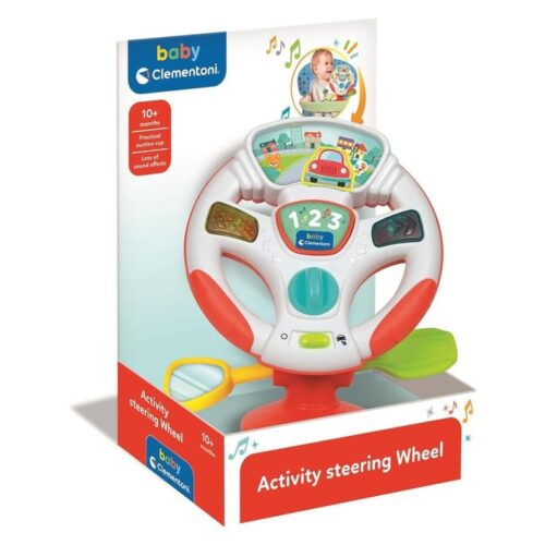 Volante interactivo infantil actividades Baby Clementoni 17899 con sonidos
