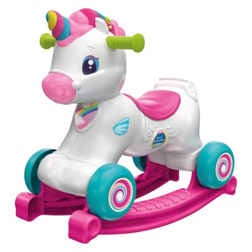 Unicornio balancín y correpasillos con actividades y música 61555