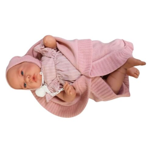 Muñeca Antonio Juan recién nacida inclusiva mantita 42 cm 33368