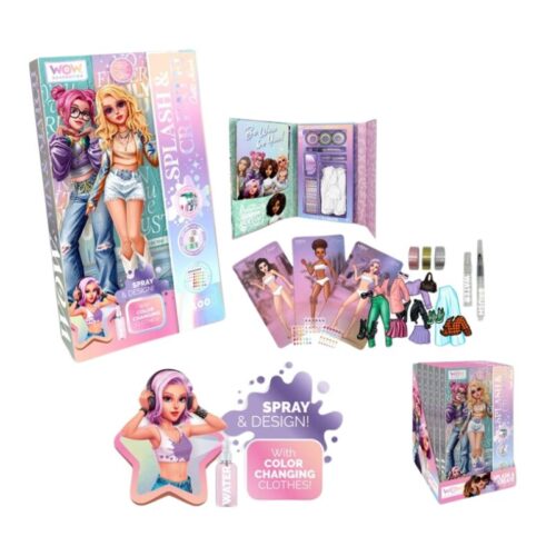 Set de creación de moda Splash & Create! WOW00085 KIDS Euroswan