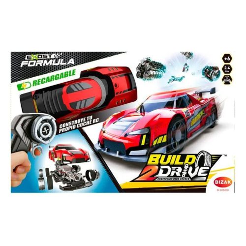 Build 2 drive vehiculo radiocontrol rojo Bizak Exost Formula 6200 0700-RJ