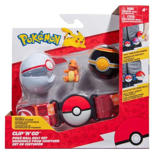 Pokémon cinturon ataque Charmander dos PokeBalls 6322 7236-CHARblng