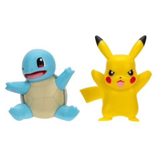 Pokémon Pikachu Squirtle Battle figure Pack Bizak 6322 3356-PISQ