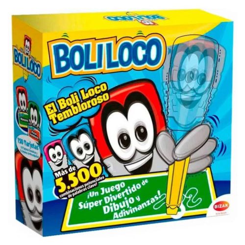 Juego multijugador Boli Loco el bolígrafo más tembloroso Bizak 63391801
