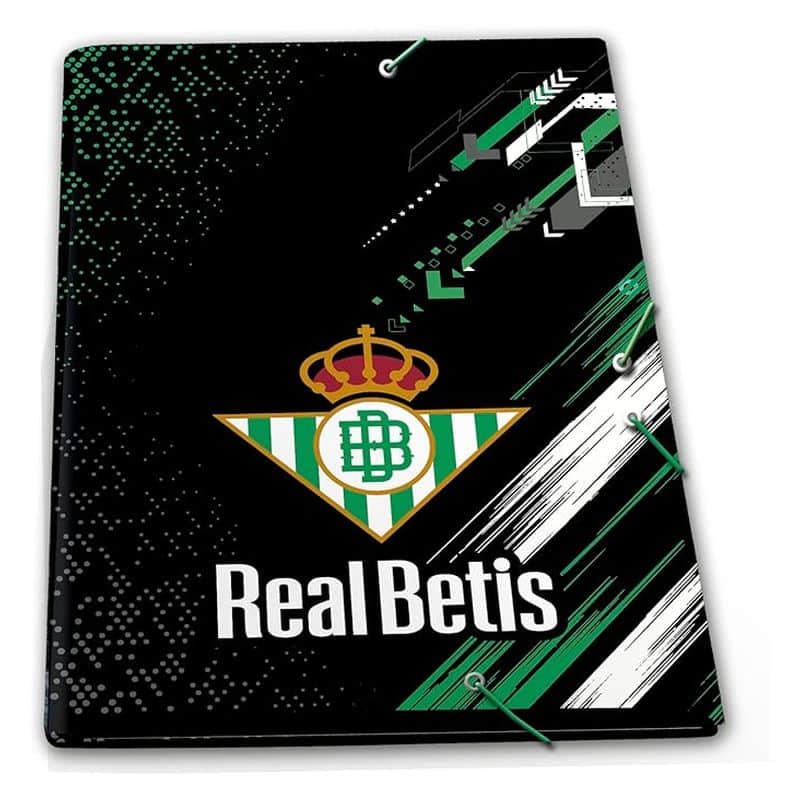 Carpeta de solapas del Real Betis Balompié con gomas CS-03-BT CYP